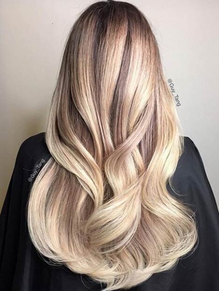 Балаяж для блондинок: 30 эффектных идей модного окрашивания