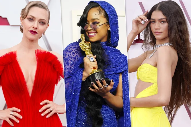 Нескучная классика и ногти-лопаты: какой маникюр сделали звезды для «Оскара»