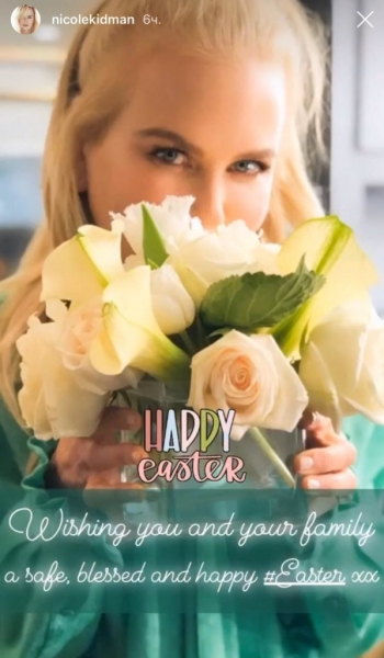 Пасхальные кролики и семейные снимки: как голливудские звезды отметили Пасху