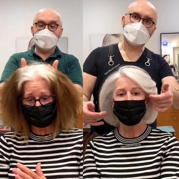 Седина — это красиво: 15 модных перевоплощений от стилиста — фото до и после