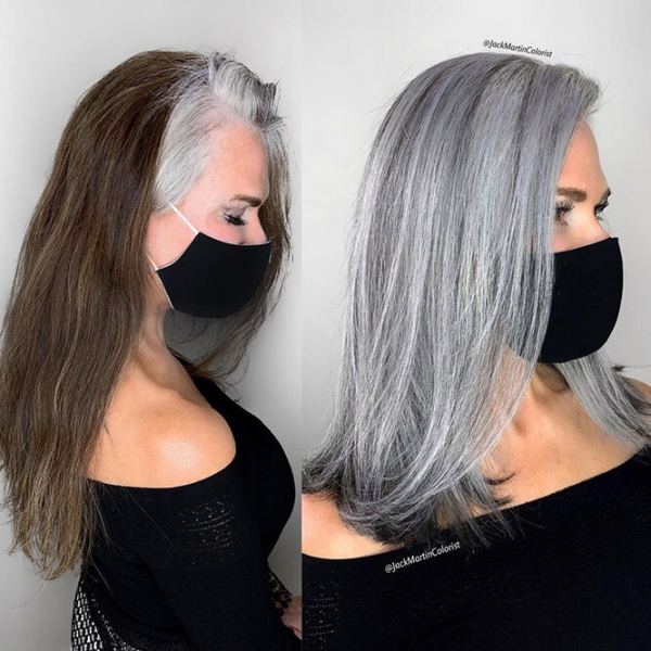 Седина — это красиво: 15 модных перевоплощений от стилиста — фото до и после