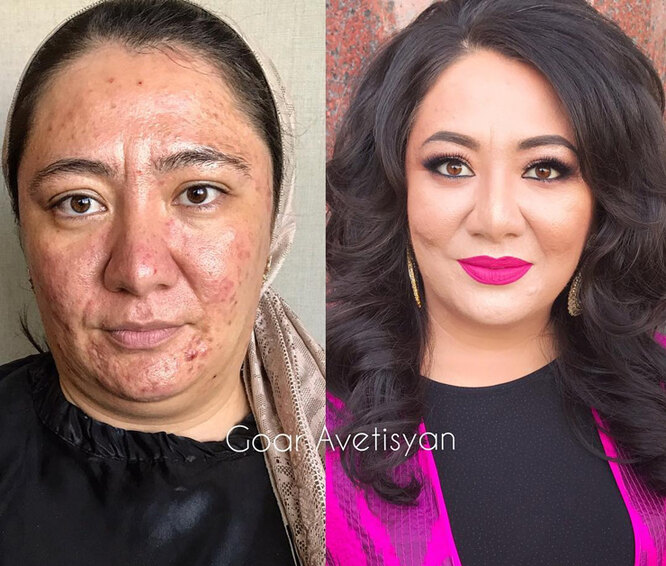 Макияж творит чудеса: 20 невероятных преображений от&nbsp;Гоар Аветисян