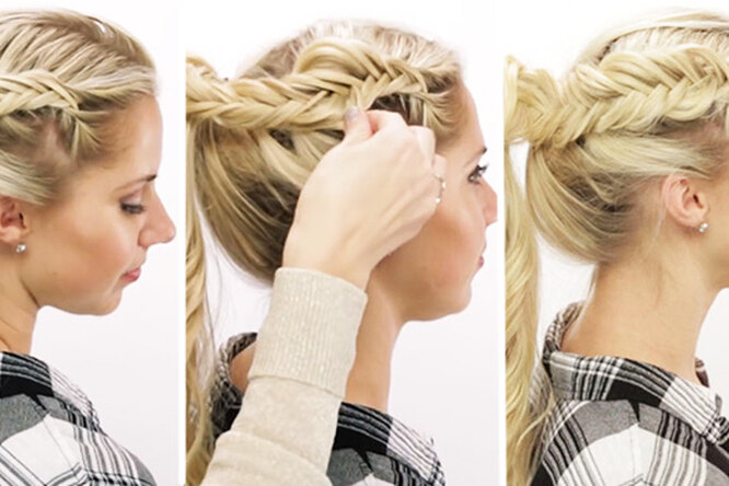 Научись плести стильные косы за 5 минут, это легко!