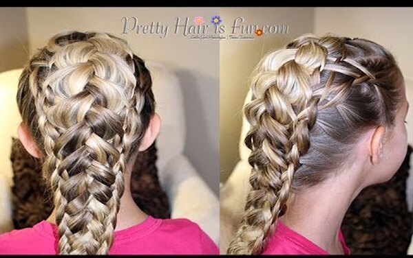 Научись плести стильные косы за 5 минут, это легко!