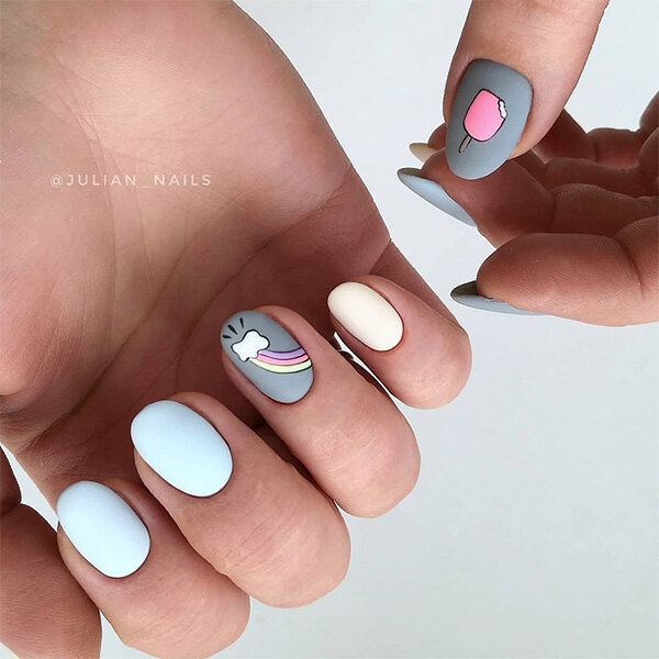 Непошлый маникюр с дизайном: 30 идей, которые стоит повторить