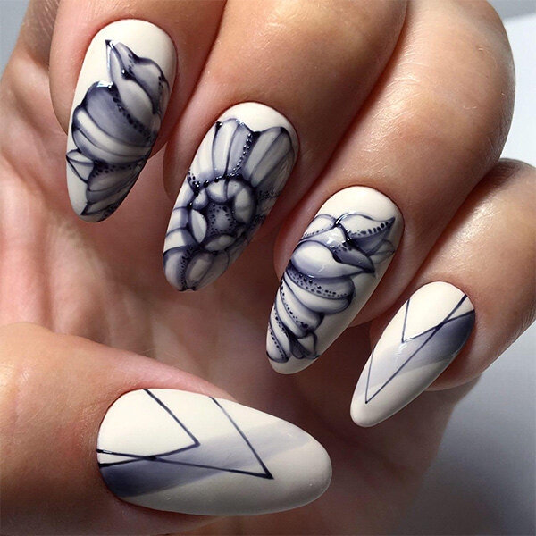 Непошлый маникюр с дизайном: 30 идей, которые стоит повторить