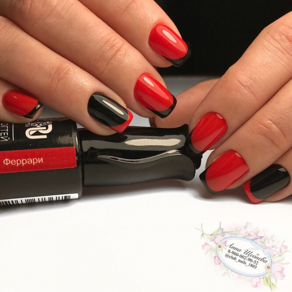Нескучная классика: 25 модных идей для поклонниц красного маникюра