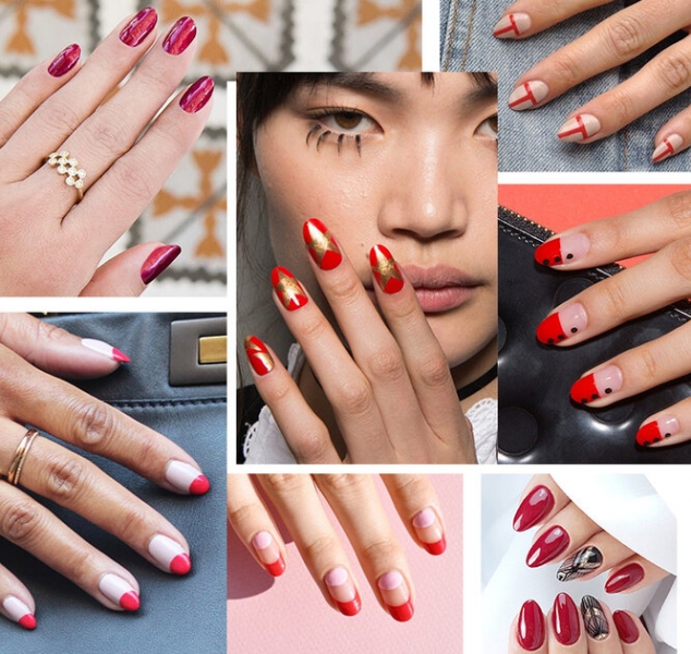 От классики до авангарда: 20 идей крутого маникюра с красным лаком