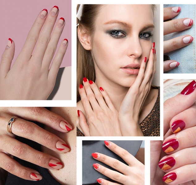 От классики до авангарда: 20 идей крутого маникюра с красным лаком