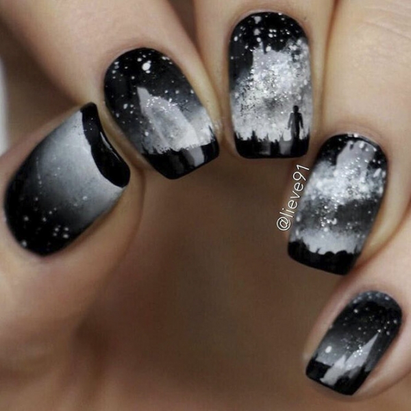 Земля в&nbsp;иллюминаторе: модный инста-тренд &laquo;космический маникюр&raquo;