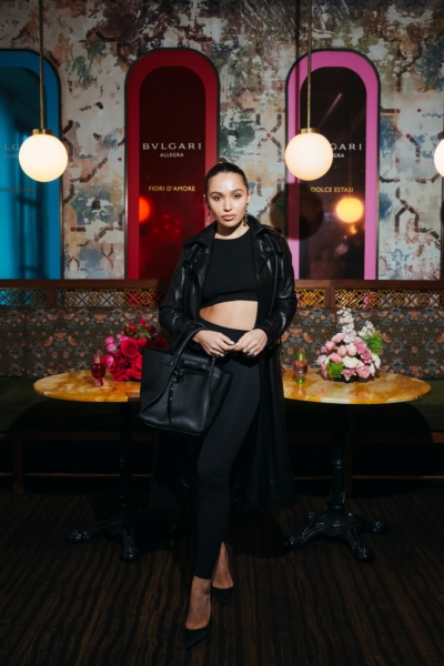 Дарья Клюкина, Надя Сысоева и другие на премьере коллекции Bvlgari Allegra в ЦУМе