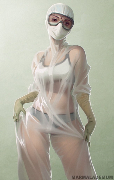 &laquo;Главное для меня &ndash; стать хорошим врачом и помогать людям&raquo;: рассказываем о медсестре Надежде Жуковой, чье фото в прозрачном защитном костюме облетело весь мир 