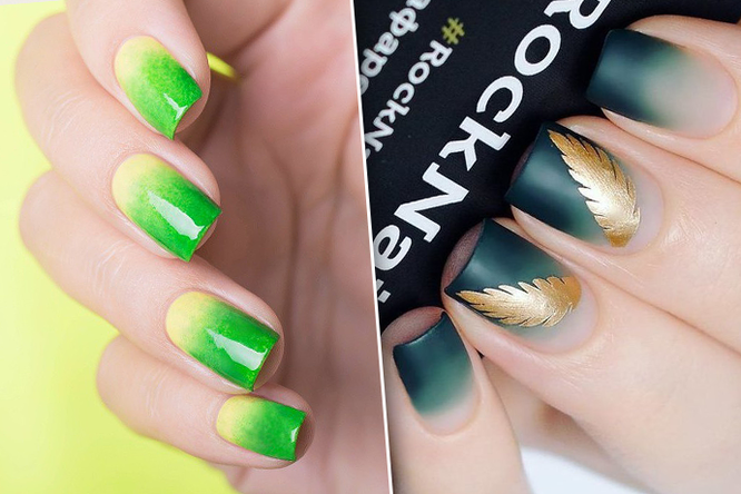 Маникюр-омбре: 30 очень эффектных идей дизайна ногтей