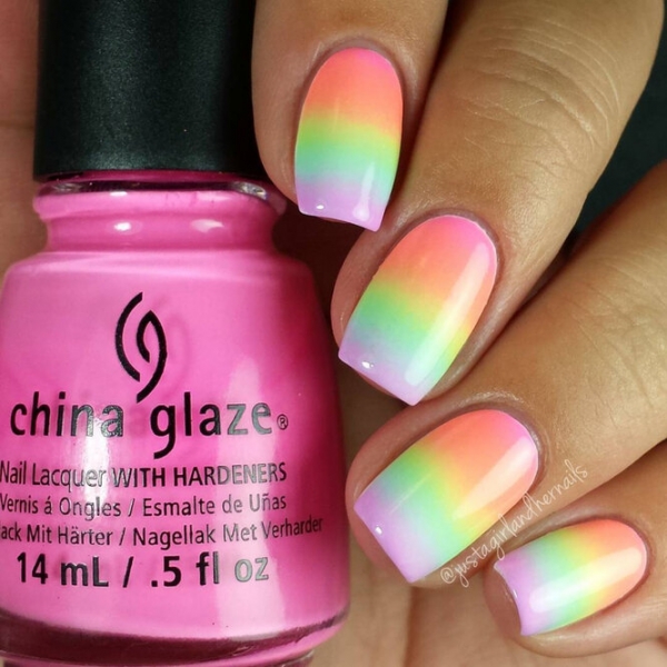 Маникюр-омбре: 30 очень эффектных идей дизайна ногтей