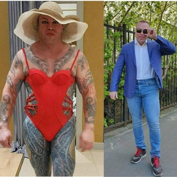 Мускулистый блондин vs фрик в разводе: как менялся Александр Шпак