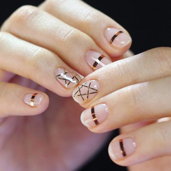 Розовое золото в&nbsp;тренде: 21 идея &laquo;драгоценного&raquo; маникюра