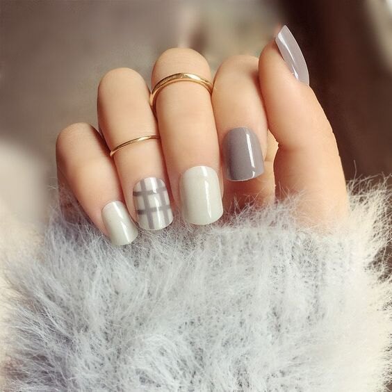 Серый — это не скучно! 50 вариантов модного маникюра в серых тонах