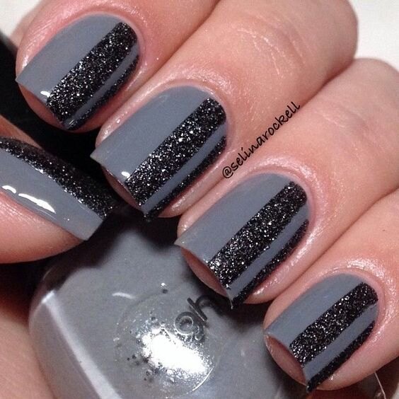 Серый — это не скучно! 50 вариантов модного маникюра в серых тонах
