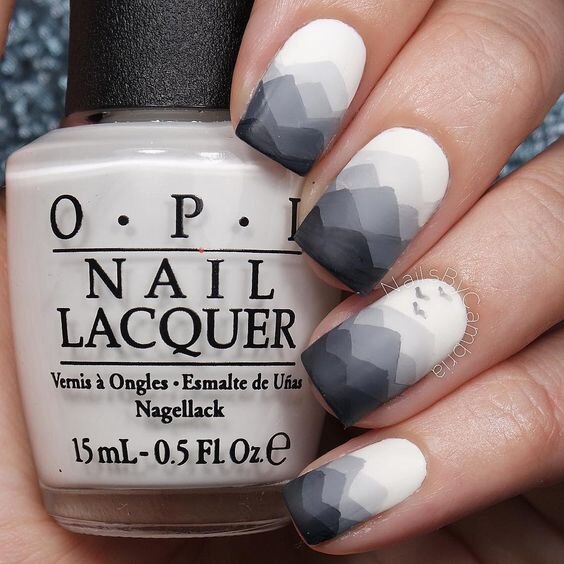 Серый — это не скучно! 50 вариантов модного маникюра в серых тонах