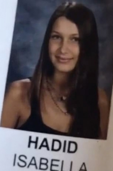 Слили в Сеть: пользователи обсуждают школьные фото Беллы, Джиджи и Анвара Хадид