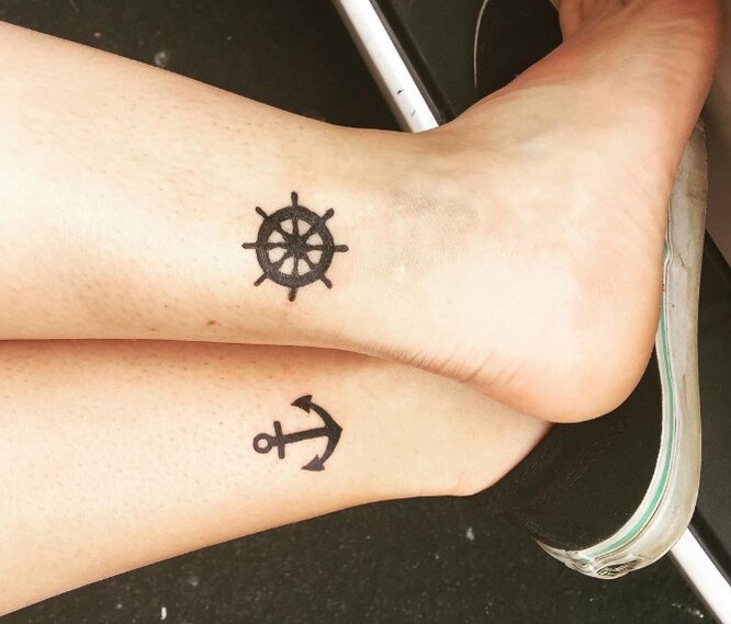 Вместе навсегда: 15 крутых идей для парных микро-тату