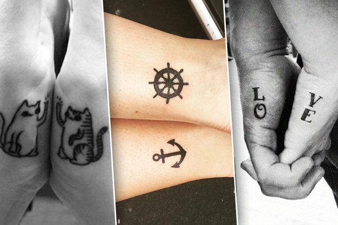 Вместе навсегда: 15 крутых идей для парных микро-тату