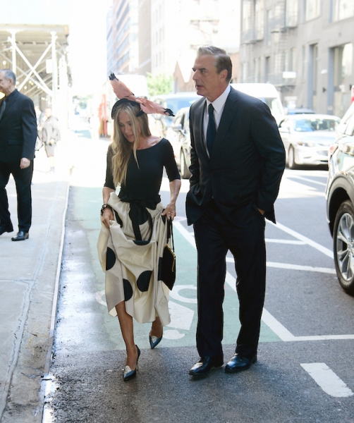 Снова вместе: первые фотографии Кэрри Брэдшоу и Мистера Бига на съемках продолжения «Секса в большом городе»