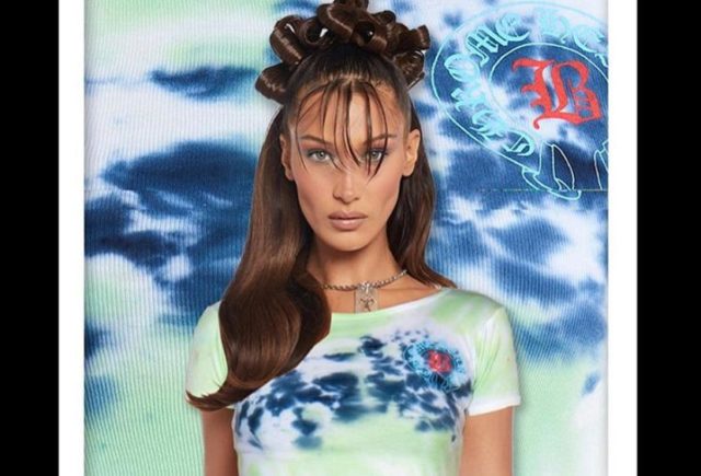 В стиле тай-дай: Белла Хадид выпустила коллаборацию с Chrome Hearts