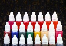 Как работают разбавители пигментов для татуажа