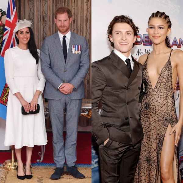 Меган Маркл и принц Гарри сходили на двойное свидание с Томом Холландом и Зендайей