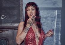 Рианна и Дуа Липа вернули тренд из нулевых — трафаретное окрашивание волос