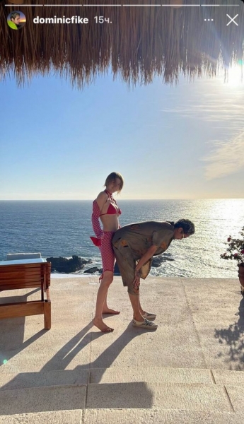 Звезды сериала «Эйфория» Хантер Шафер и Доминик Фрайк на первом совместном отдыхе