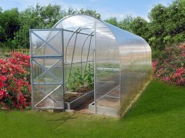 Установка поликарбонатной теплицы