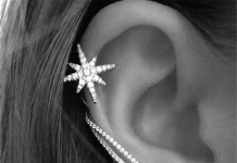 Стиль и индивидуальность: кому подходят серьги-каффы