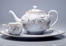 Уход за фарфоровой посудой