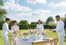 Разнообразие блюд кейтеринга