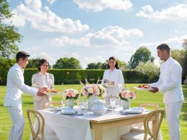 Разнообразие блюд кейтеринга