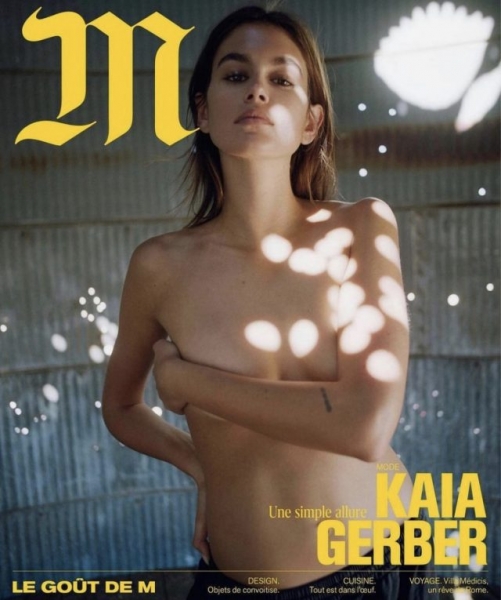 «Мамина копия»: Кайя Гербер обнажилась для обложки журнала 